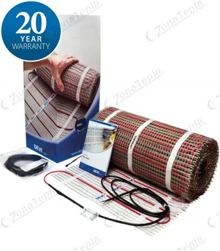 Нагрівальний мат Деві марки DEVIcomfort-100T потужністю 45-1200 Ватт комплектація