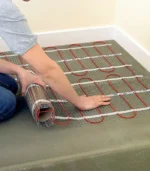 Монтаж нагрівального мату Деві на підлогу