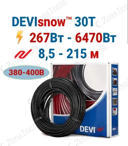 потужний нагрівальний трьохфазний кабель для систем антиобледеніння з робочою напругою 380-400В