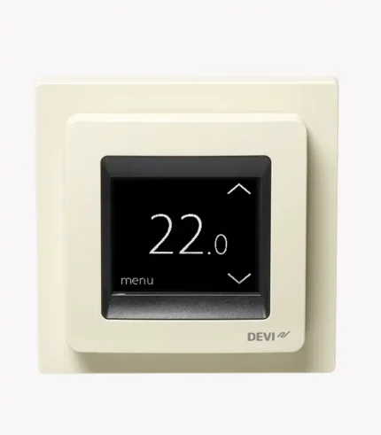 терморегулятор для теплої підлоги DEVIreg Touch слонова кістка