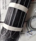 Грей Хот-нагрівальний мат для теплої підлоги під плитку в рулоні