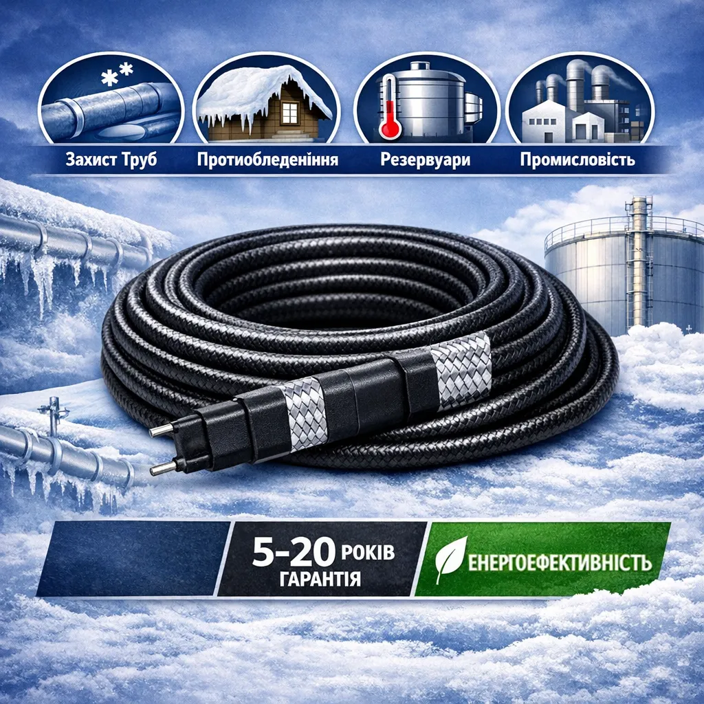 Саморегулюючий нагрівальний кабель Ріксон LSR